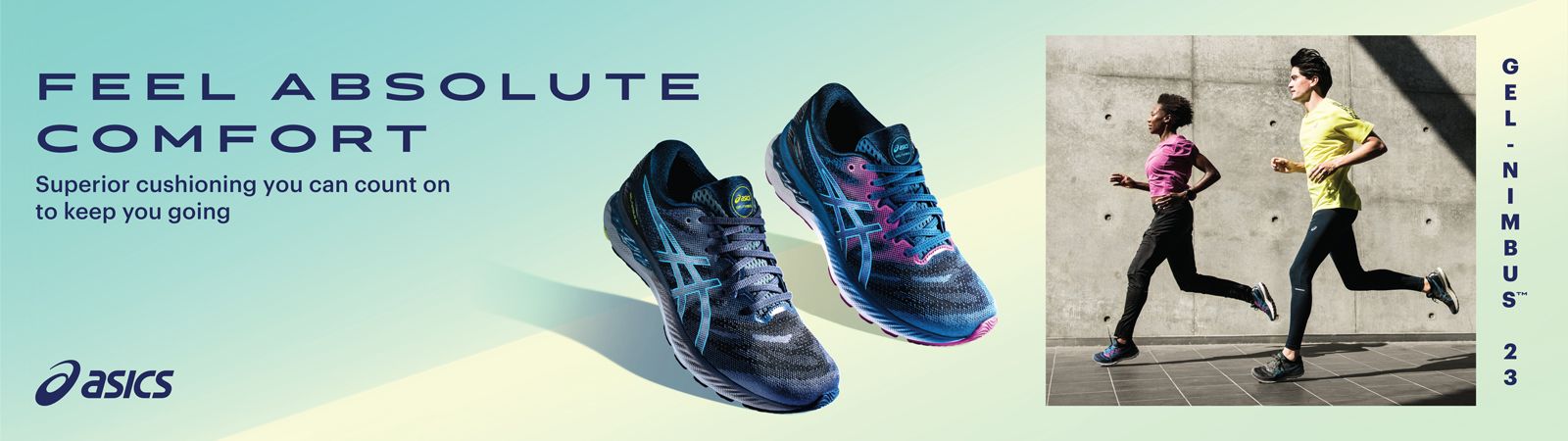 total sports asics running shoes