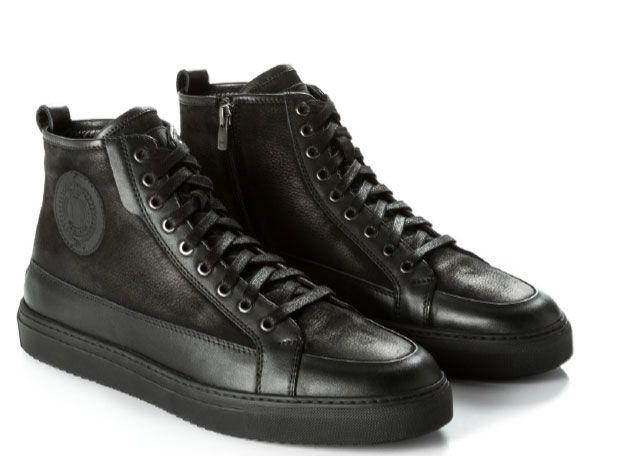 balance your ensemble with a pair of our luxury leather sneakers that ...